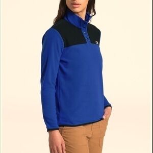 The North Face TKA Glacier Snap-Neck Pullover S